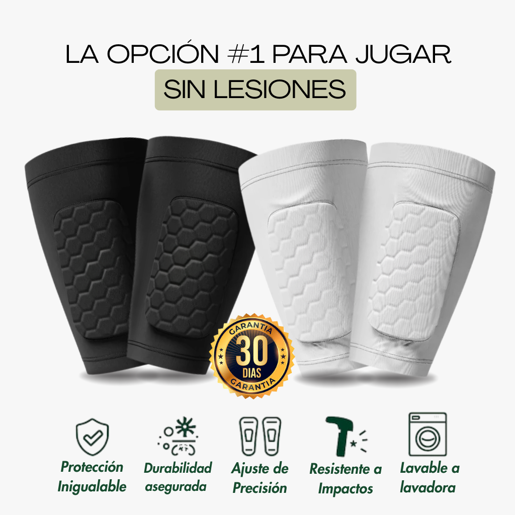 Canilleras integradas tipo calcetín MegaShin™