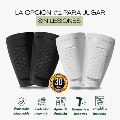 Canilleras integradas tipo calcetín MegaShin™