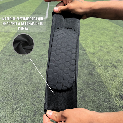 Canilleras integradas tipo calcetín MegaShin™