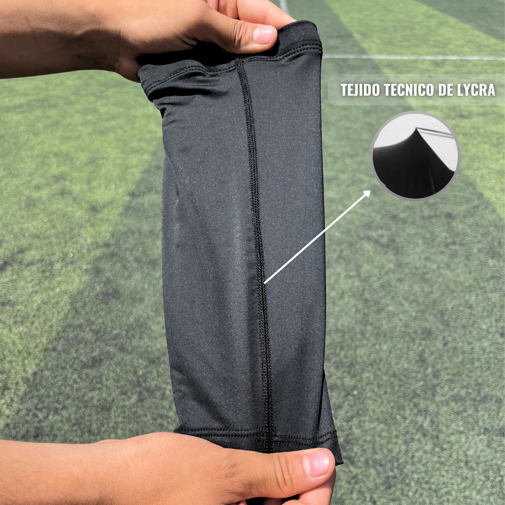 Canilleras integradas tipo calcetín MegaShin™